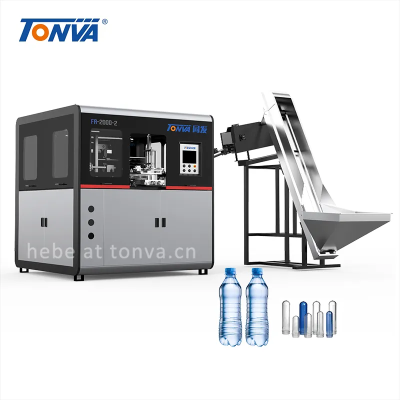 Автоматическая машина для выдувного формования бутылок с водой из ПЭТ TONVA